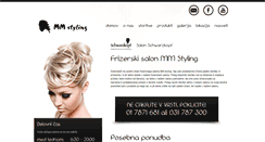 Desktop Screenshot of mmstyling.si